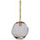 Regina Andrew Molten Pendant Large w/ Smoke Glass (Natural Brass) 20 H