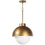 Regina Andrew Montreux Pendant (Natural Brass) 21.25 Height