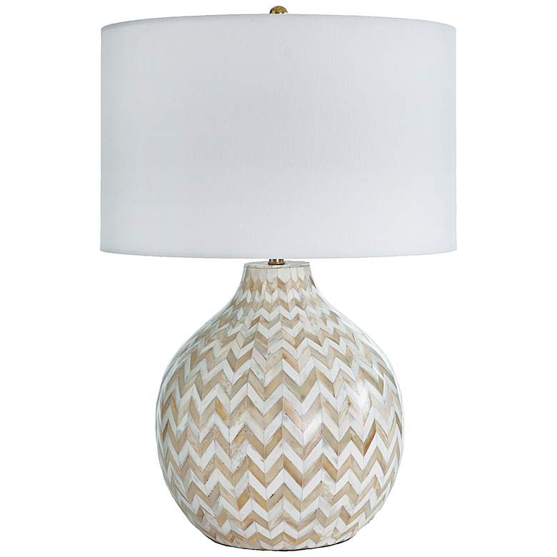 Image 2 Regina Andrew Multicolor Bone Chevron Jug Table Lamp