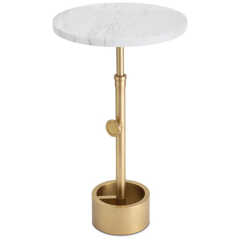 Image 1 Regina Andrew Myles Accent Table (Polished Nickel)