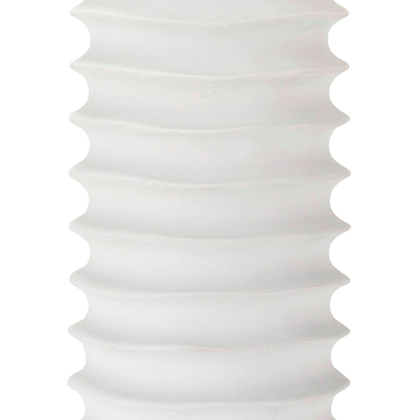 Image 5 Regina Andrew Nabu 30" High Modern White Metal Column Table Lamp more views