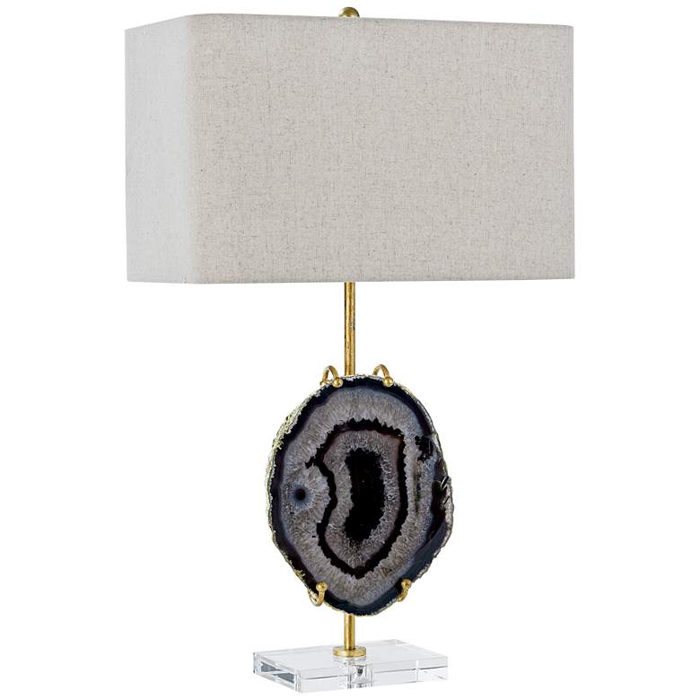 Image 1 Regina Andrew Natural Agate Exhibit Gold Table Lamp