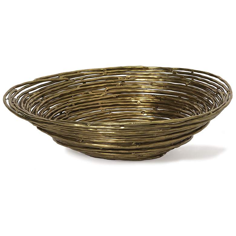 Image 1 Regina Andrew Nest Bowl (Brass)