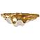 Regina Andrew New South 14" Wide Golden Clam Decorative Bowl