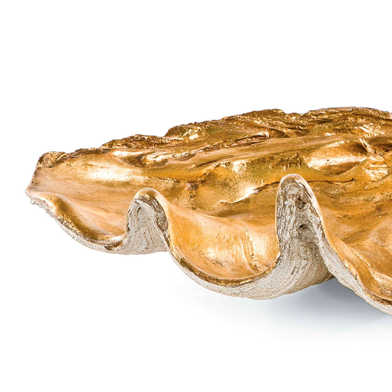 Image 3 Regina Andrew New South 22" Wide Golden Clam Decorative Bowl more views