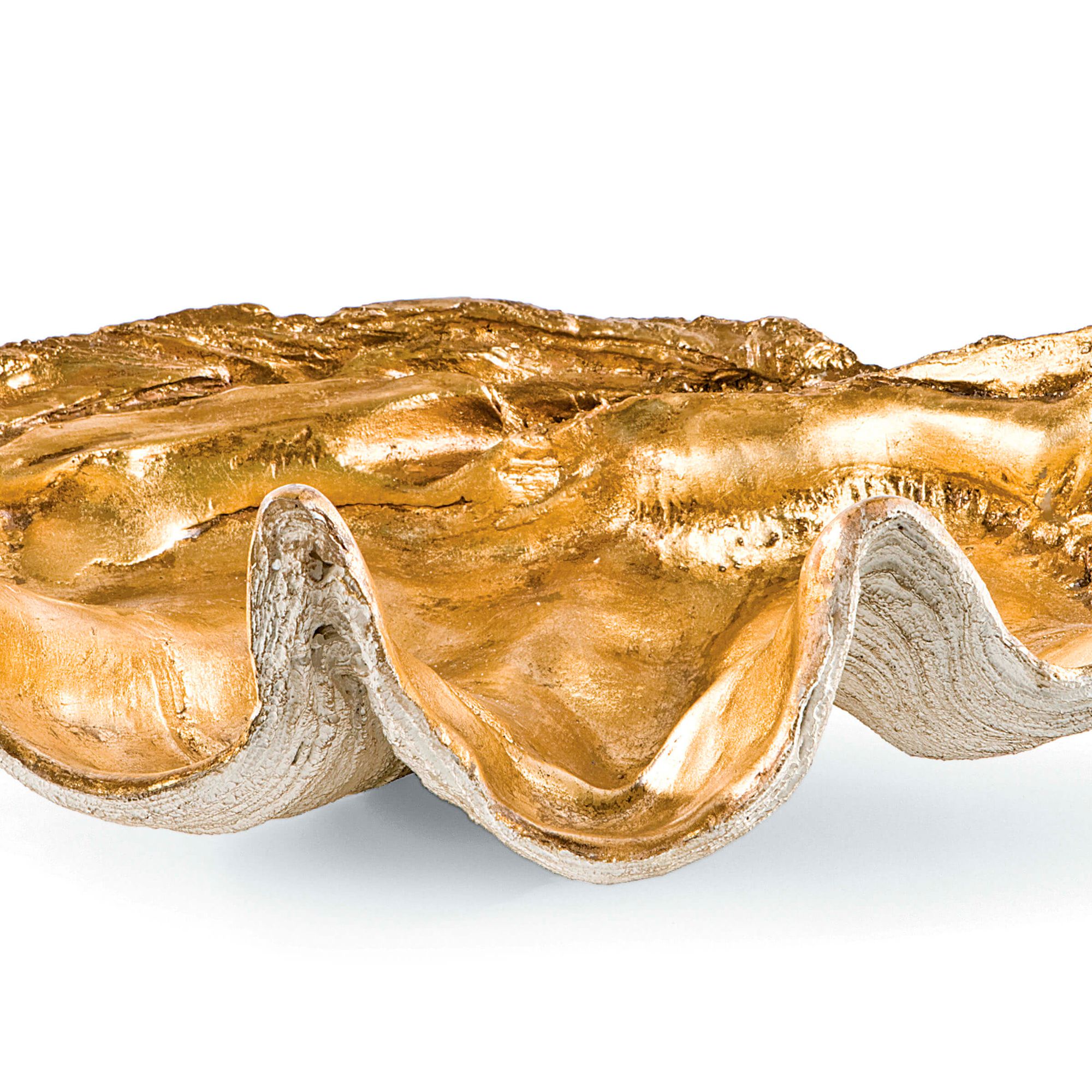 Image 4 Regina Andrew New South 22" Wide Golden Clam Decorative Bowl more views