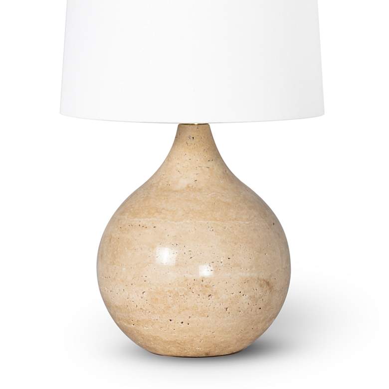 Image 3 Regina Andrew Noa 16 1/2" High Travertine Small Accent Lamp more views