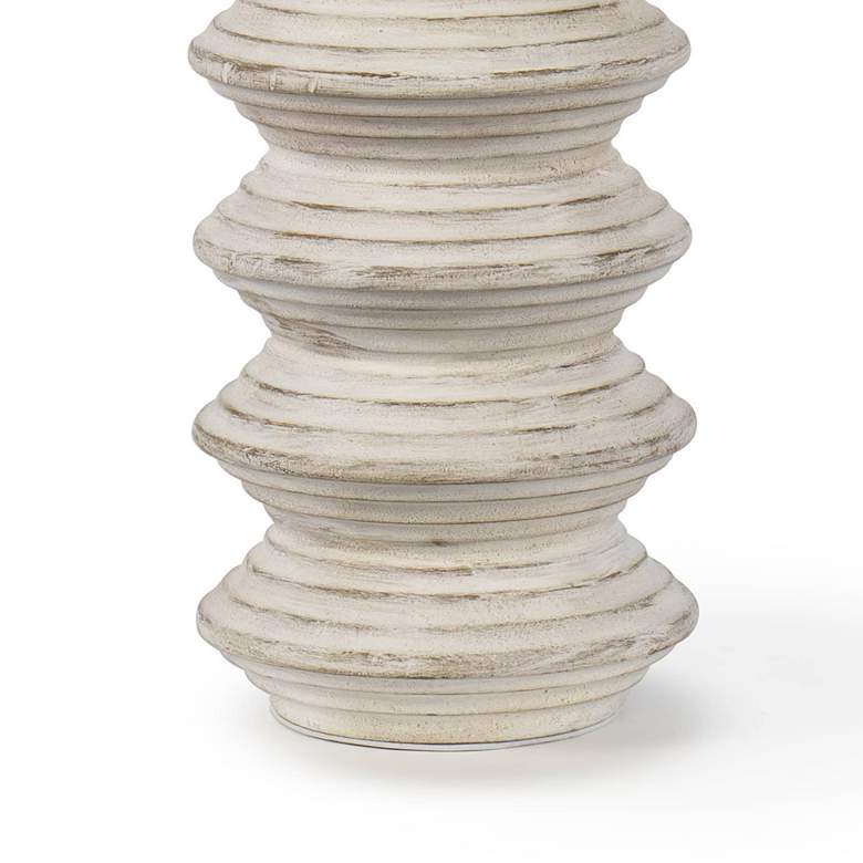 Image 5 Regina Andrew Nova 25" Modern Coastal White Wood Table Lamp more views