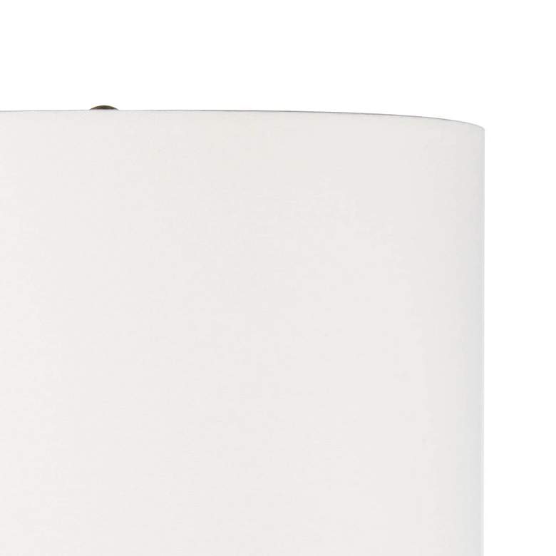 Image 6 Regina Andrew Nova 25" Modern Coastal White Wood Table Lamp more views