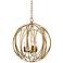 Regina Andrew Ofelia Pendant Large (Gold Leaf) 25 Height
