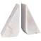 Regina Andrew Othello Marble Bookends (White) 7.75 Height