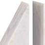 Thumbnail2 of Regina Andrew Othello Marble Bookends (White) 7.75 Height more views