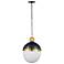 Regina Andrew Otis Pendant MED (Blackened and Natural Brass) 35 Height