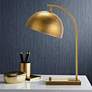 Regina Andrew Otto 20 1/2" High Modern Natural Brass Arc Desk Lamp