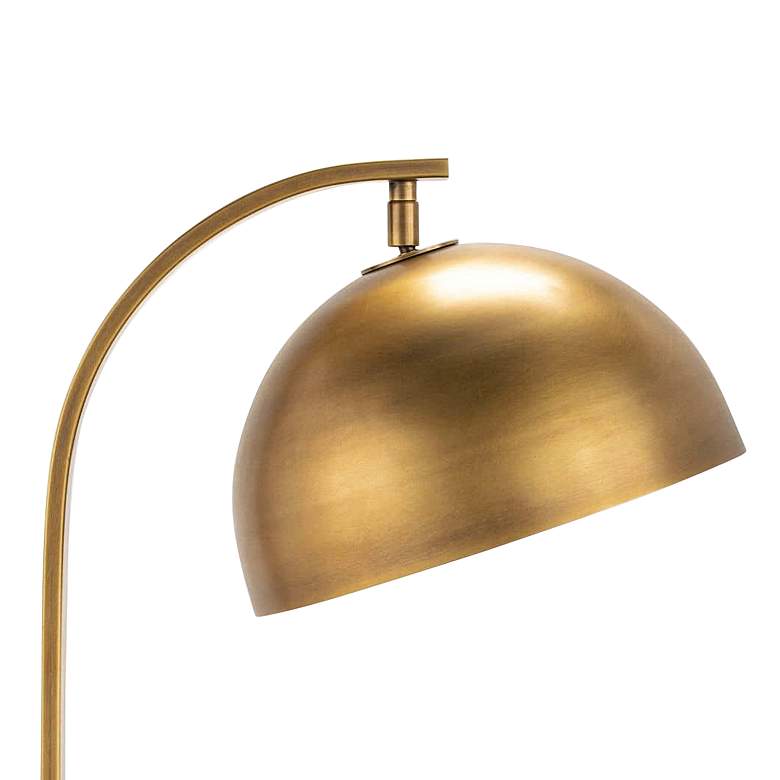 Image 3 Regina Andrew Otto 20 1/2 inch High Modern Natural Brass Arc Desk Lamp more views