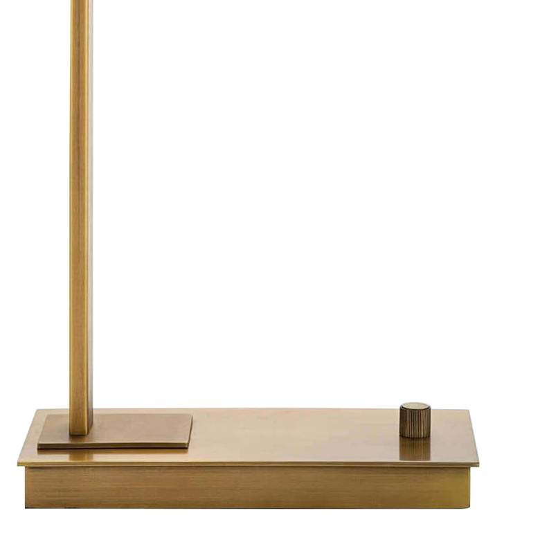 Image 4 Regina Andrew Otto 20 1/2 inch High Modern Natural Brass Arc Desk Lamp more views