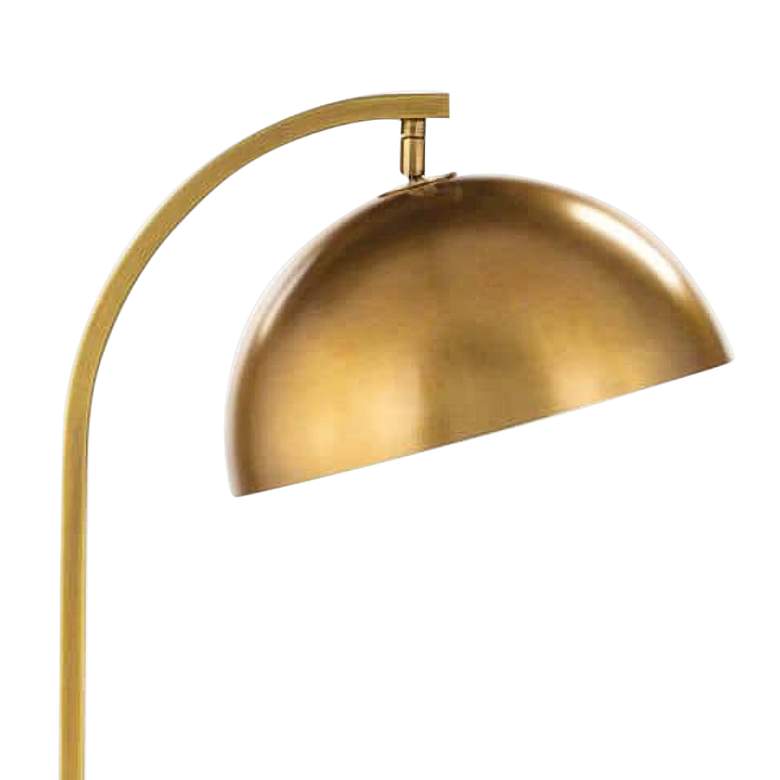 Image 3 Regina Andrew Otto 55 1/4" Natural Brass Modern Arc Floor Lamp more views