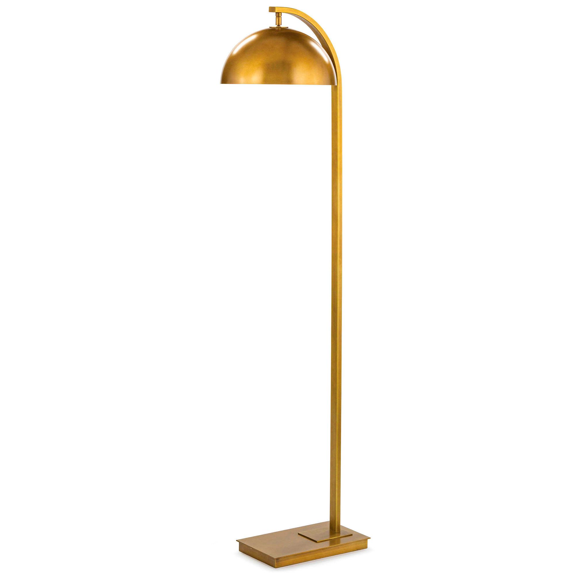 Image 5 Regina Andrew Otto 55 1/4" Natural Brass Modern Arc Floor Lamp more views