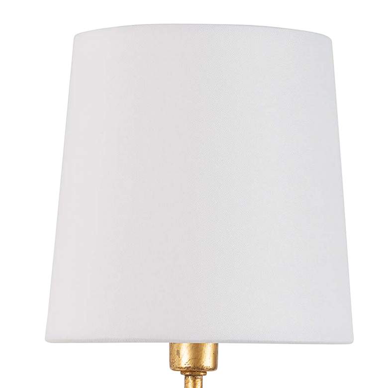 Image 2 Regina Andrew Parasol 14 3/4" High Gold Leaf Wall Sconce more views