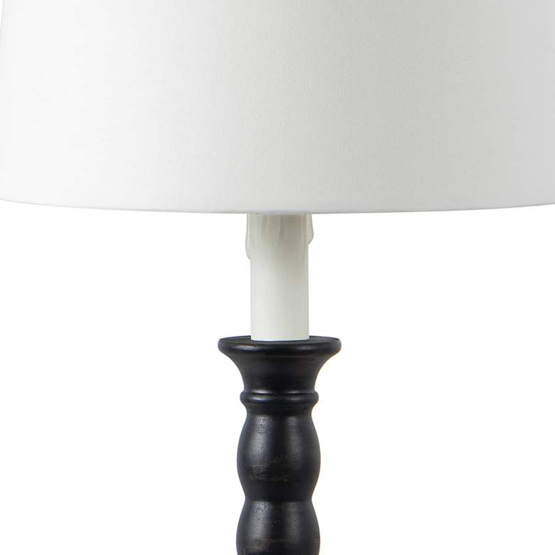 Image 4 Regina Andrew Perennial 29 1/2" Ebony Wood Buffet Lamp more views