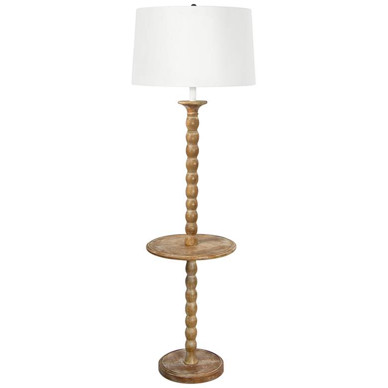 Image 2 Regina Andrew Perennial 64 3/4 inch Natural Wood Floor Lamp with Table