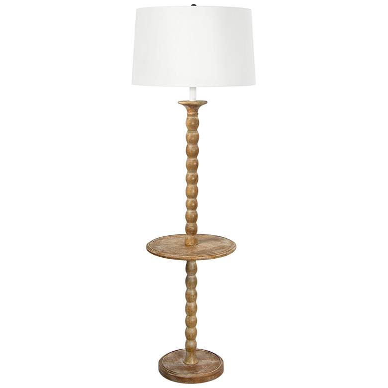 Image 2 Regina Andrew Perennial 64 3/4" Natural Wood Floor Lamp with Table