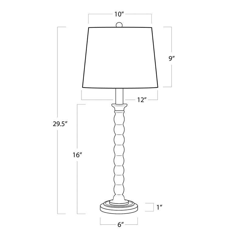 Image 7 Regina Andrew Perennial Natural Wood Buffet Lamp more views