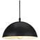 Regina Andrew Peridot Outdoor Pendant Small (Black) 11.25 Height
