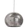 Regina Andrew Pierced Metal Sphere Pendant (Polish Nickel) 17.75 H