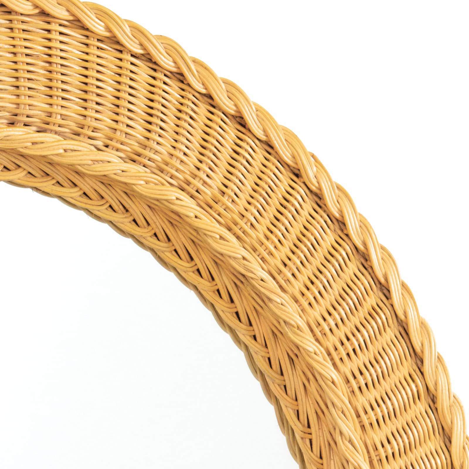 Image 6 Regina Andrew Pierre 32" Round Natural Rattan Wall Mirror more views