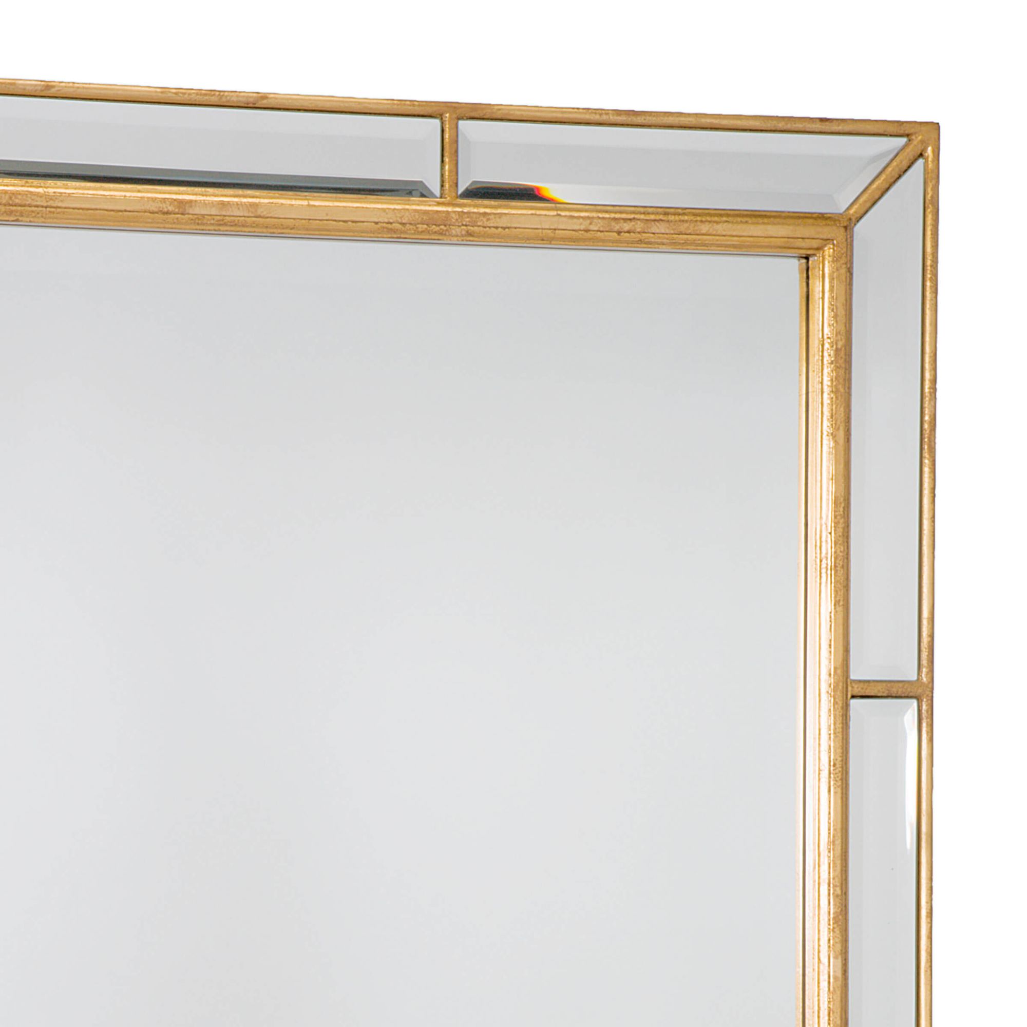 Image 4 Regina Andrew Plaza Gold Leaf 29" x 41" Wall Mirror more views