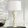 1_Regina Andrew Pom Pom 32 3/4" High Modern White Ceramic Table Lamp