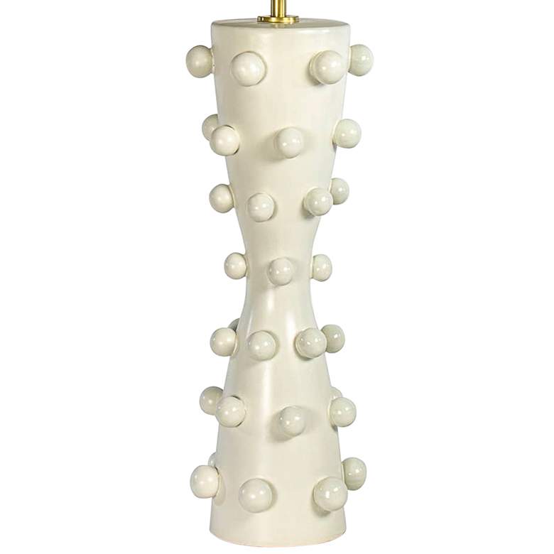 Image 4 Regina Andrew Pom Pom 32 3/4" High Modern White Ceramic Table Lamp more views