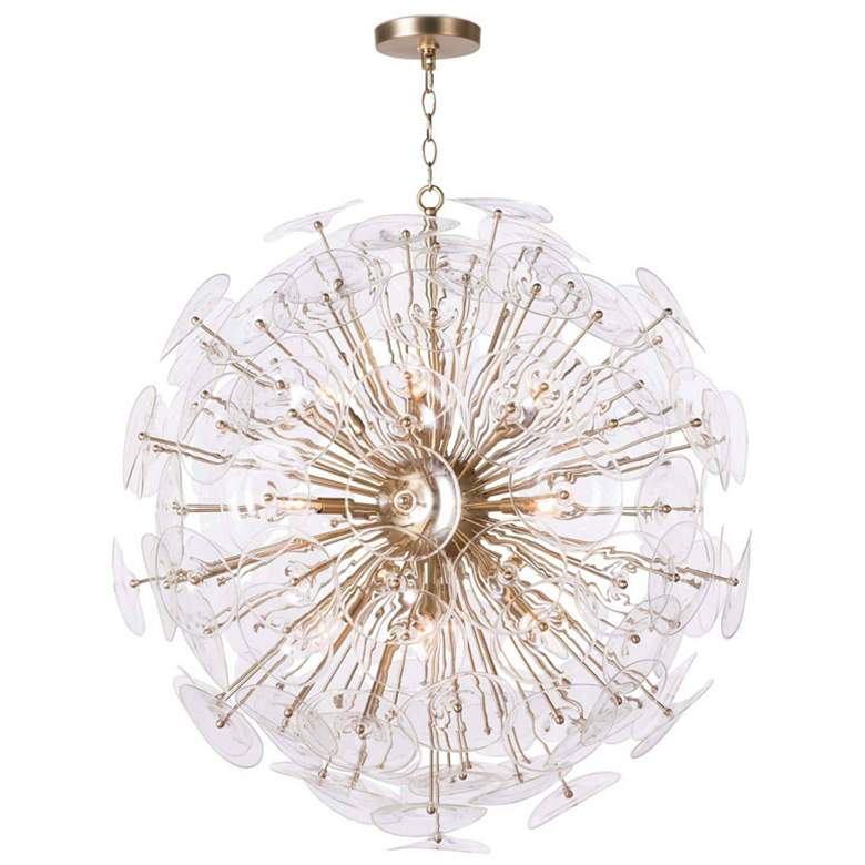 Image 1 Regina Andrew Poppy Glass Chandelier Large (Clear) 38 Height