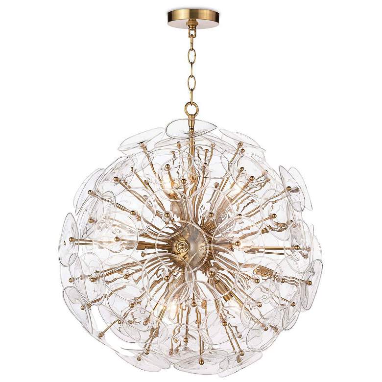 Image 1 Regina Andrew Poppy Glass Chandelier Small (Clear) 29.5 Height