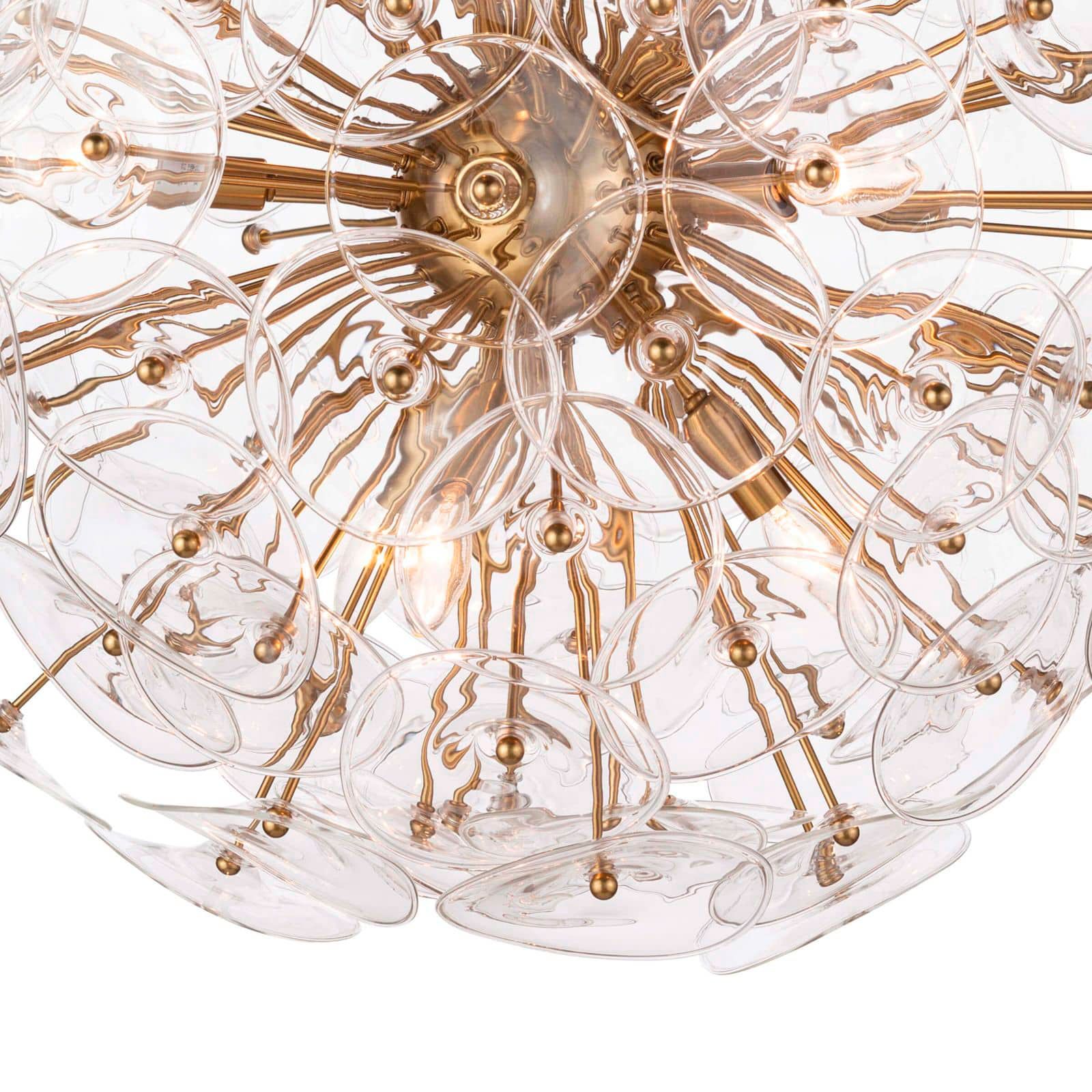 Thumbnail2 of Regina Andrew Poppy Glass Chandelier Small (Clear) 29.5 Height more views