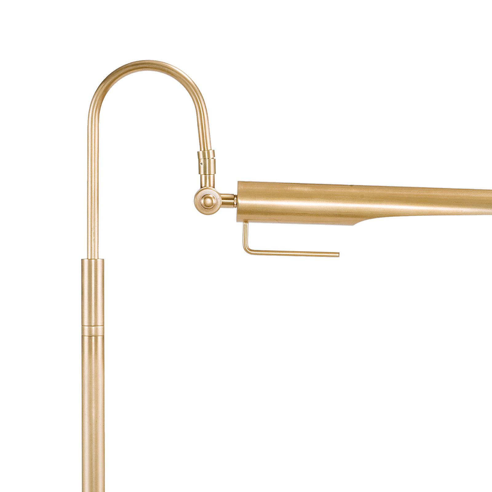 Image 5 Regina Andrew Raven Adjustable Height Natural Brass Modern Floor Lamp more views