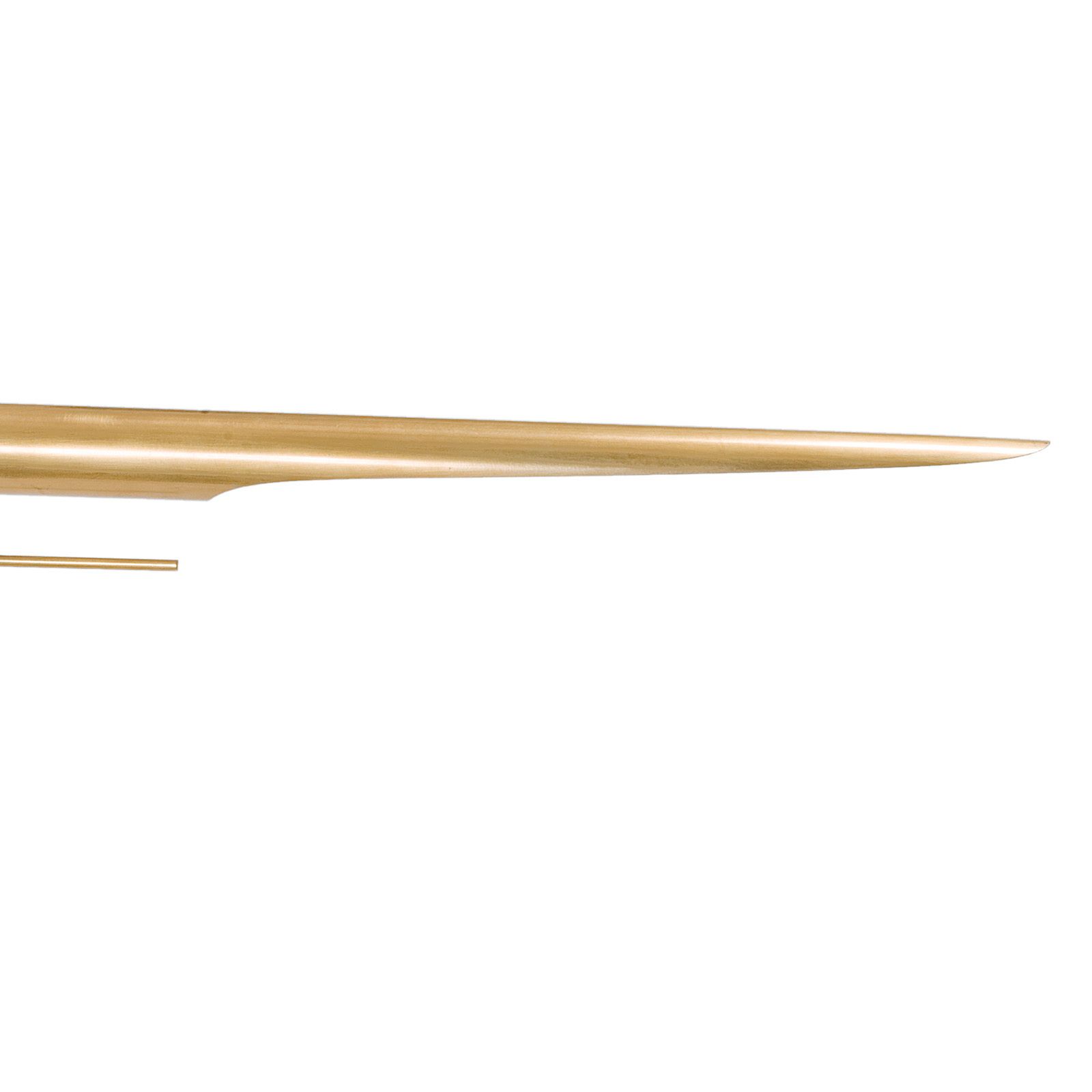 Image 6 Regina Andrew Raven Adjustable Height Natural Brass Modern Floor Lamp more views