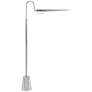 2_Regina Andrew Raven Adjustable Height Polished Nickel Modern Floor Lamp