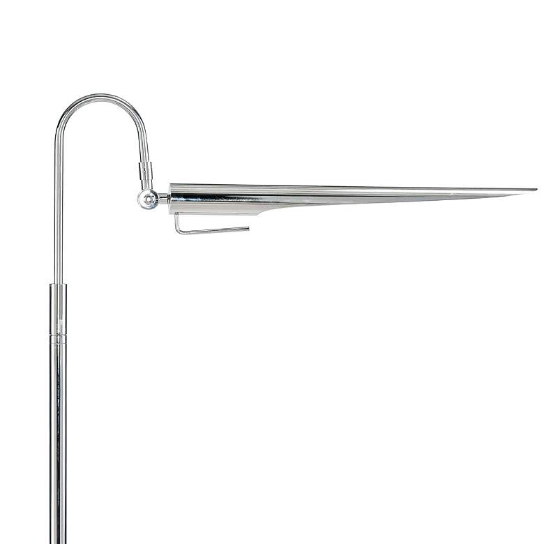 Image 3 Regina Andrew Raven Adjustable Height Polished Nickel Modern Floor Lamp more views