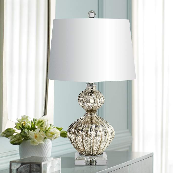 Charlton Home® Cronin Table Lamp Twin Goose Neck Desk Floral