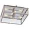 Regina Andrew Ritz 14 1/2" Wide Polished Nickel Ceiling Light