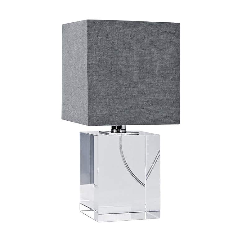 Image 2 Regina Andrew Roberts Crystal Block 12 inchH Accent Table Lamp