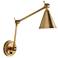 Regina Andrew Sal Task Sconce (Natural Brass) 5 Height