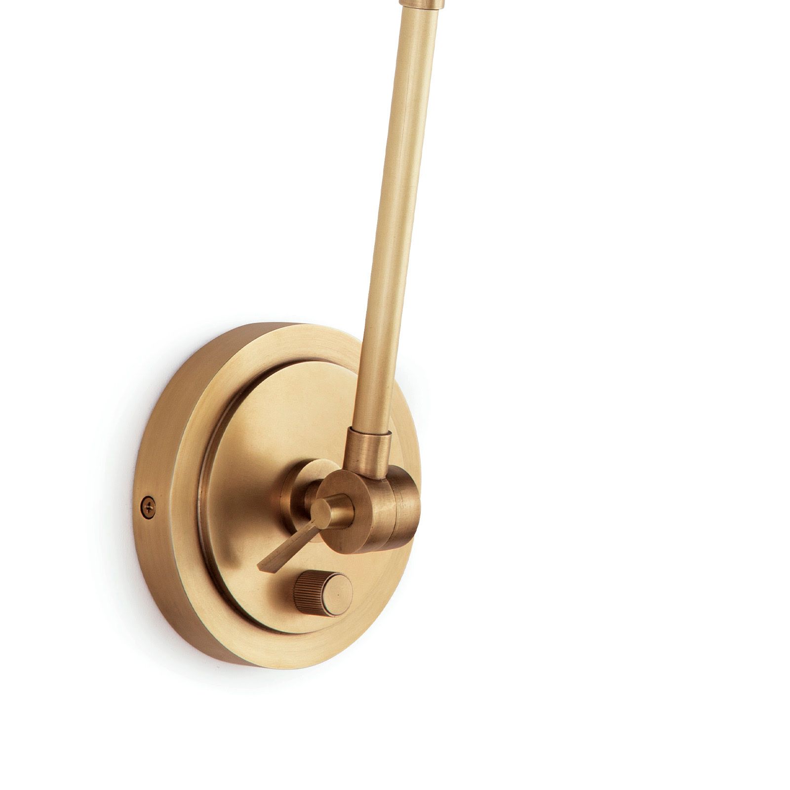 Regina Andrew Sal Task Sconce (Natural Brass) 5 Height