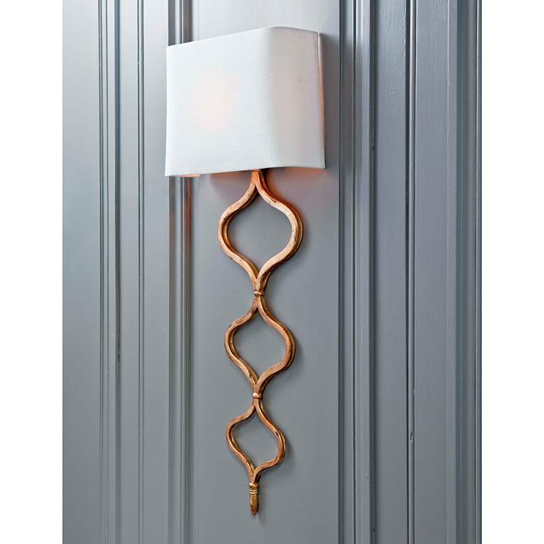 Image 1 Regina Andrew Sinuous Sconce (Gold Leaf) 33.5 Height