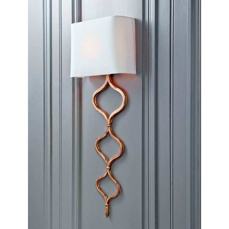 Image 3 Regina Andrew Sinuous Sconce (Gold Leaf) 33.5 Height more views