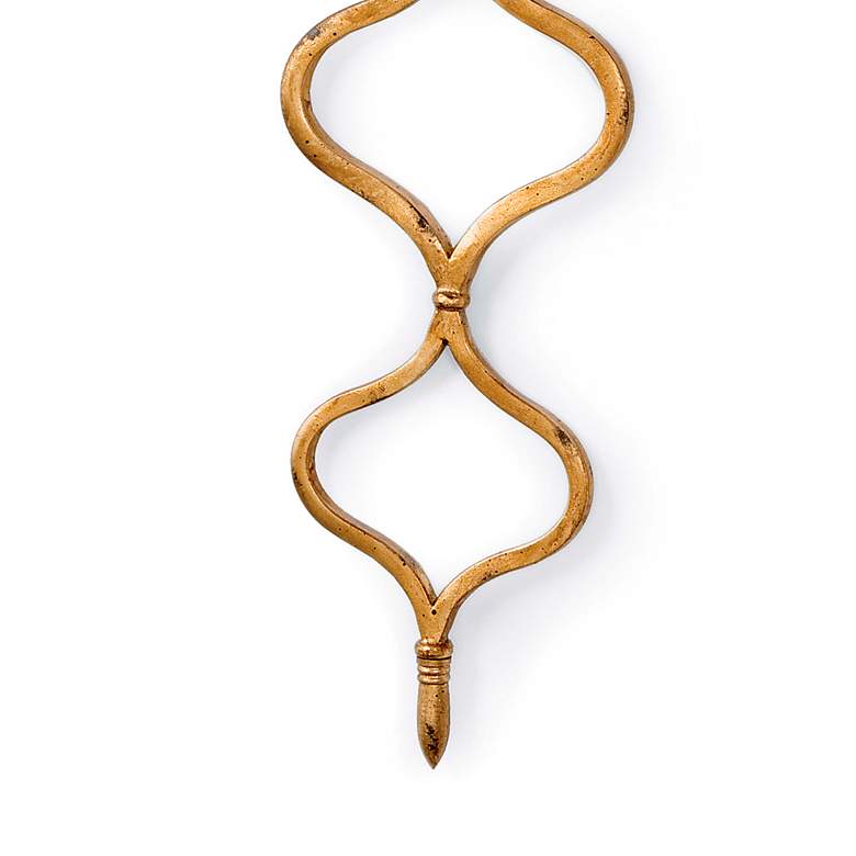 Image 5 Regina Andrew Sinuous Sconce (Gold Leaf) 33.5 Height more views
