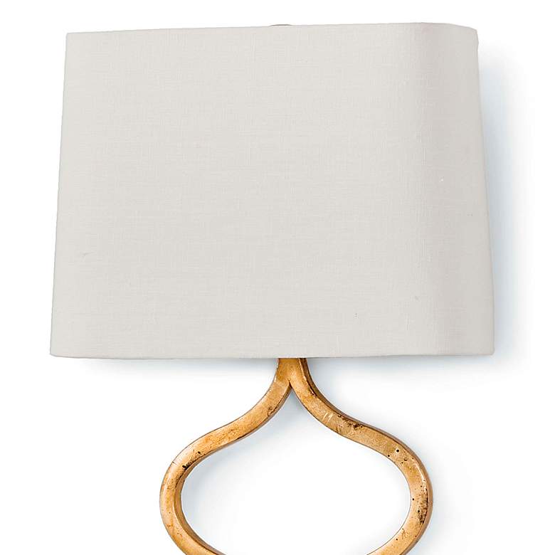 Image 6 Regina Andrew Sinuous Sconce (Gold Leaf) 33.5 Height more views