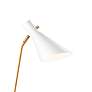 Regina Andrew Spyder 55 3/4" White and Natural Brass Modern Floor Lamp